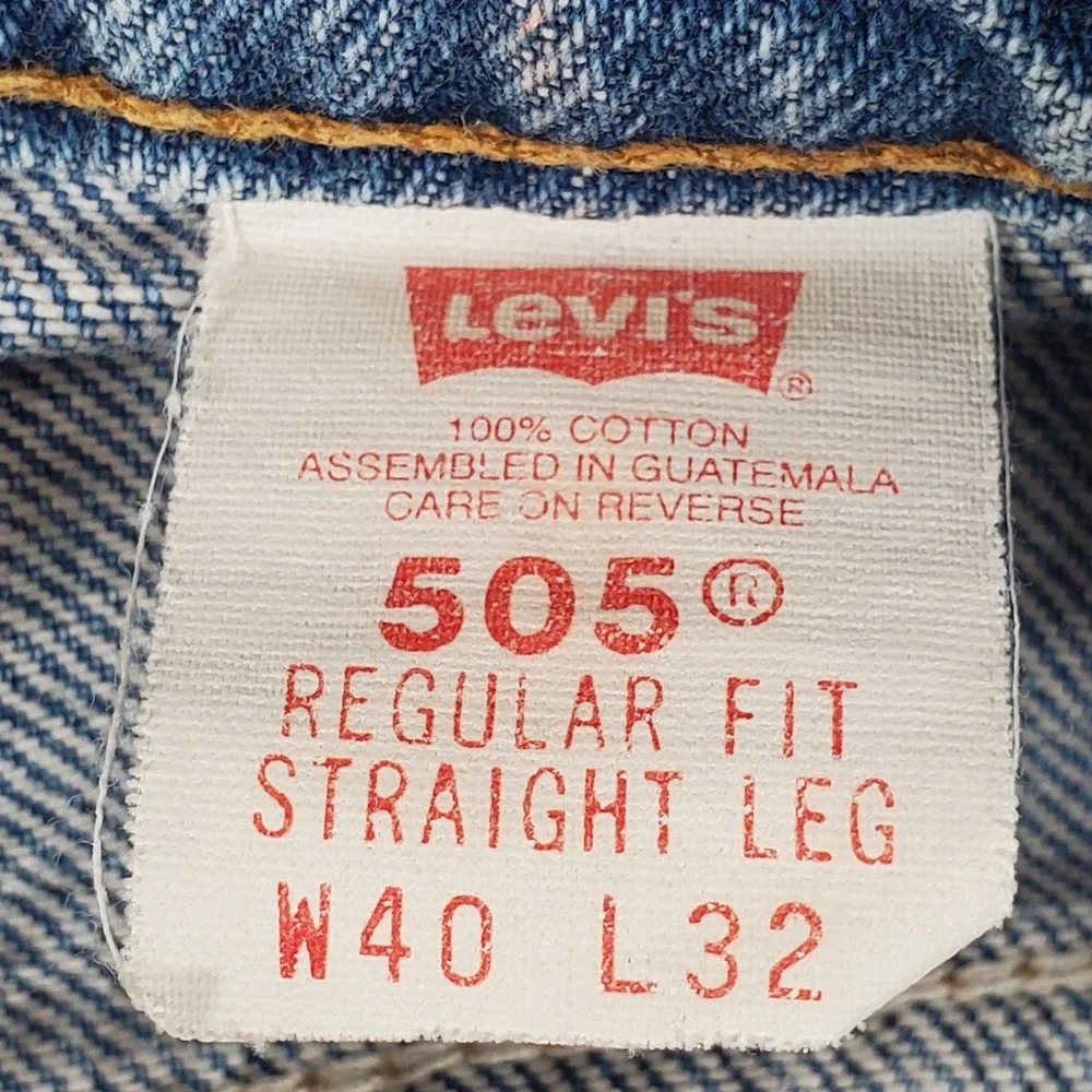 Levis measurements waist